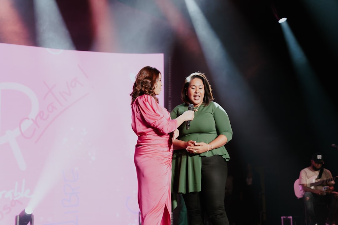 celebrity on stage