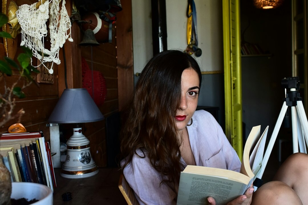 celebrity reading old book